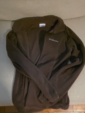 Columbia Brown Zip-Up Fleece Jacket